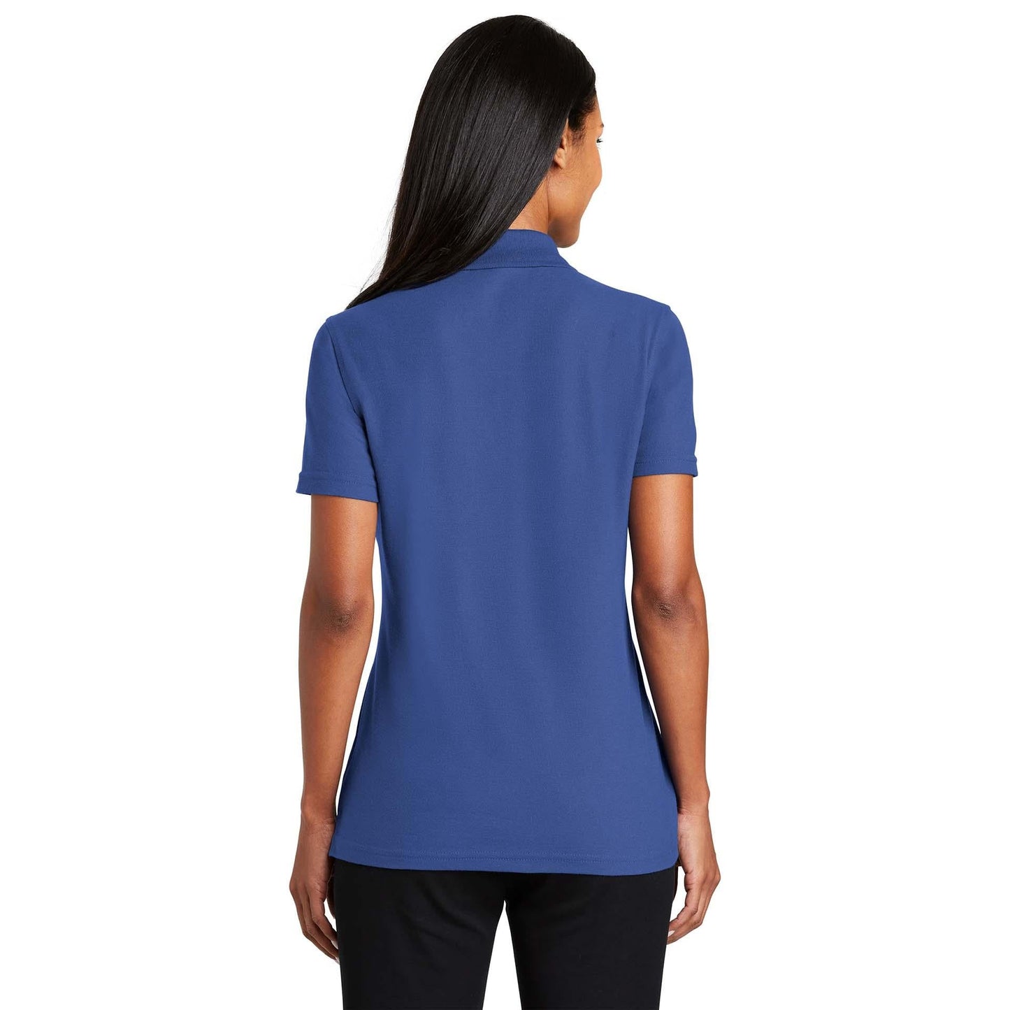 Black Polo Shirt - Port Authority - Stain-Resistant