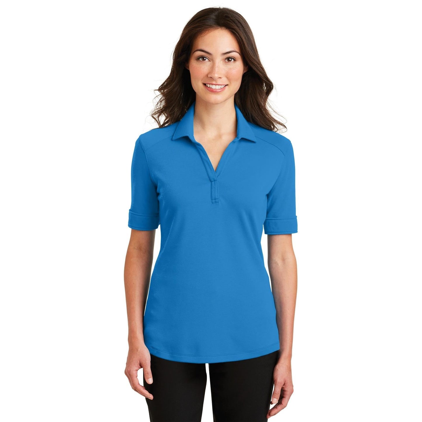 Brilliant Blue Polo - Port Authority - Soft Fabric