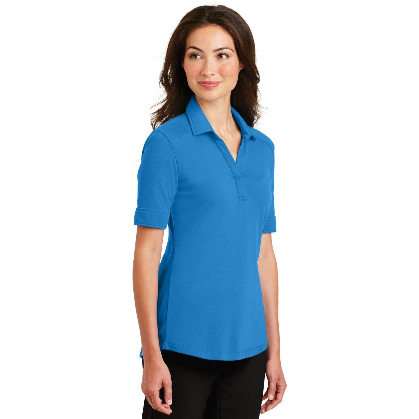 Brilliant Blue Polo - Port Authority - Soft Fabric