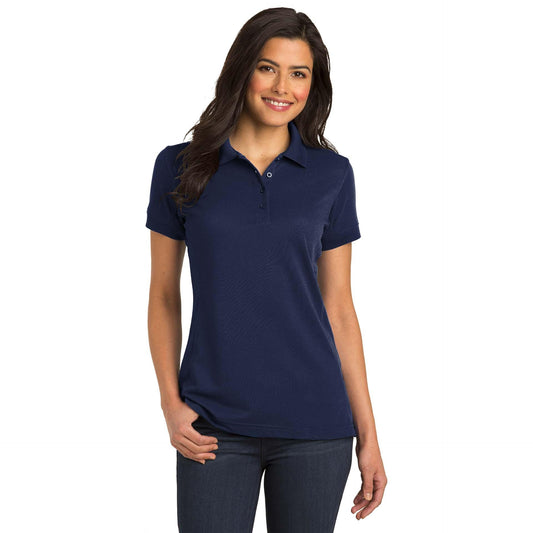 True Navy Polo Shirt - Port Authority - Moisture Wicking