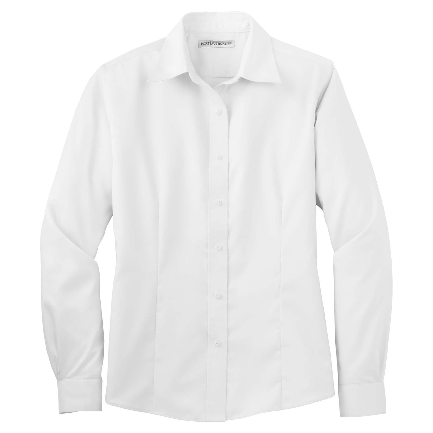 White Button Up Shirt - Port Authority - Soft Cotton