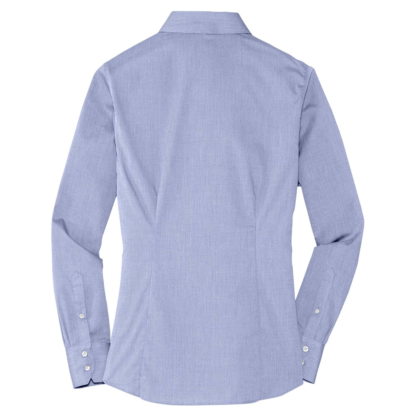 Chambray Blue Button Up Shirt - Port Authority - Comfortable