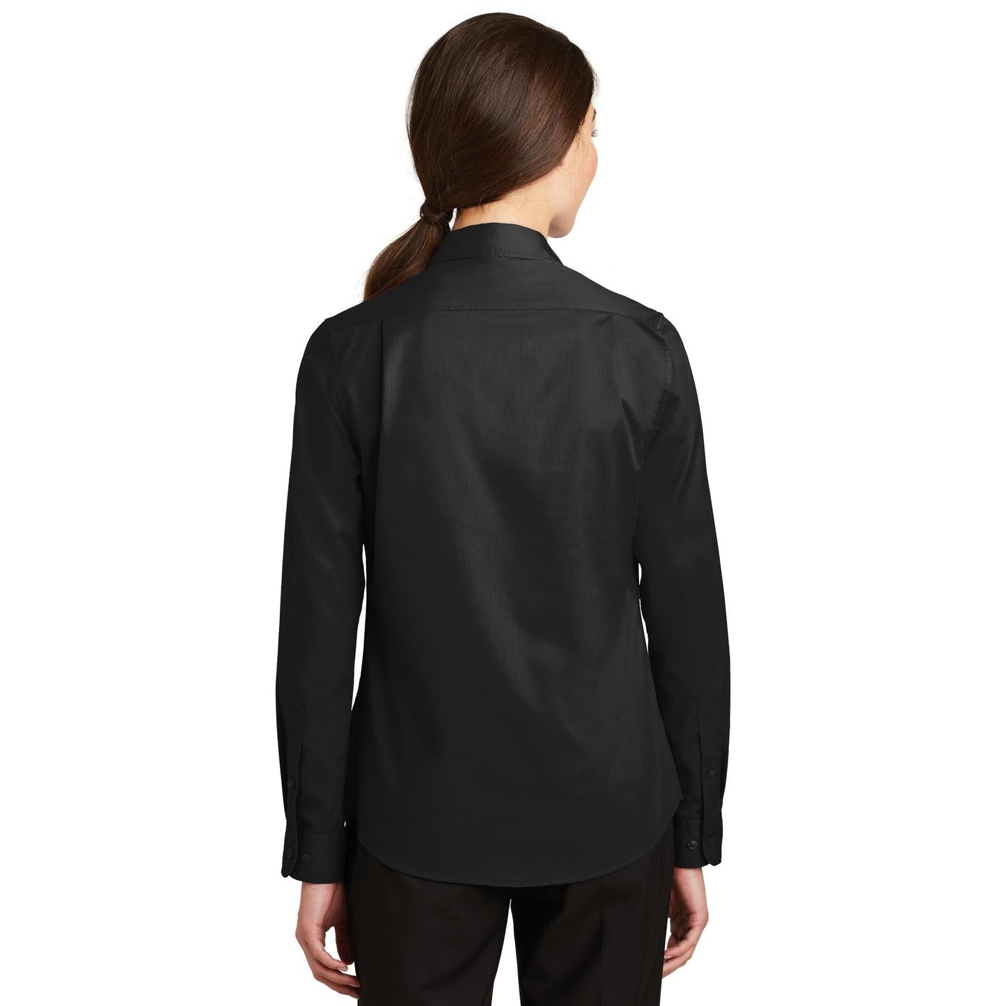 Black Button Up Shirt - Port Authority - Stylish Design