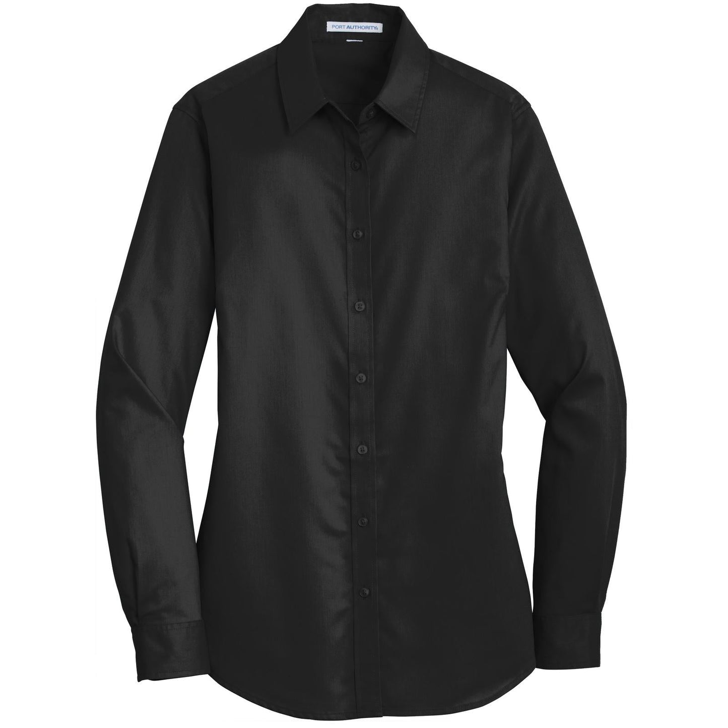 Black Button Up Shirt - Port Authority - Stylish Design