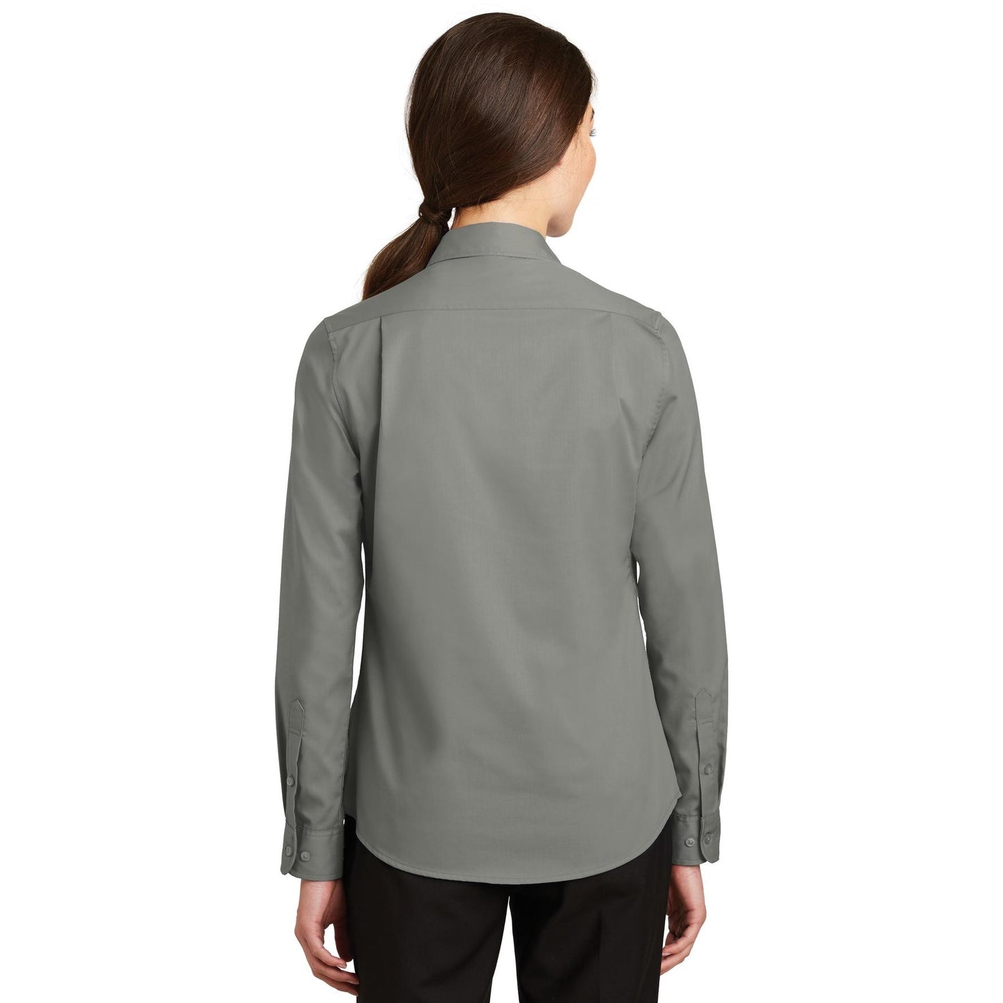 Black Button Up Shirt - Port Authority - Stylish Design