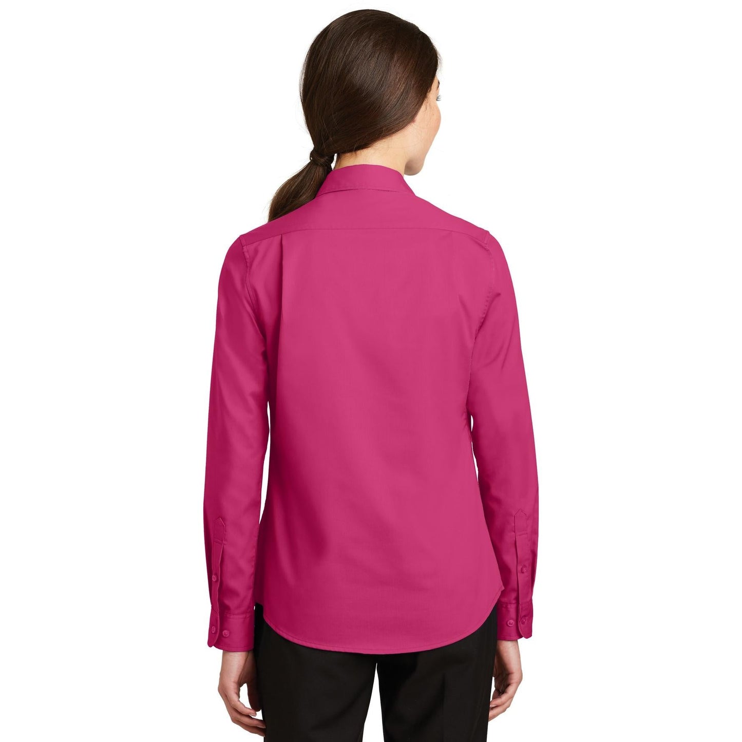 Black Button Up Shirt - Port Authority - Stylish Design