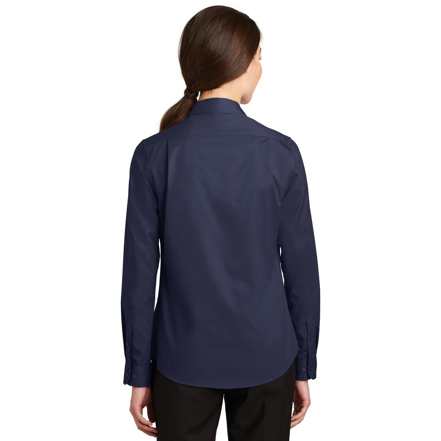 Black Button Up Shirt - Port Authority - Stylish Design