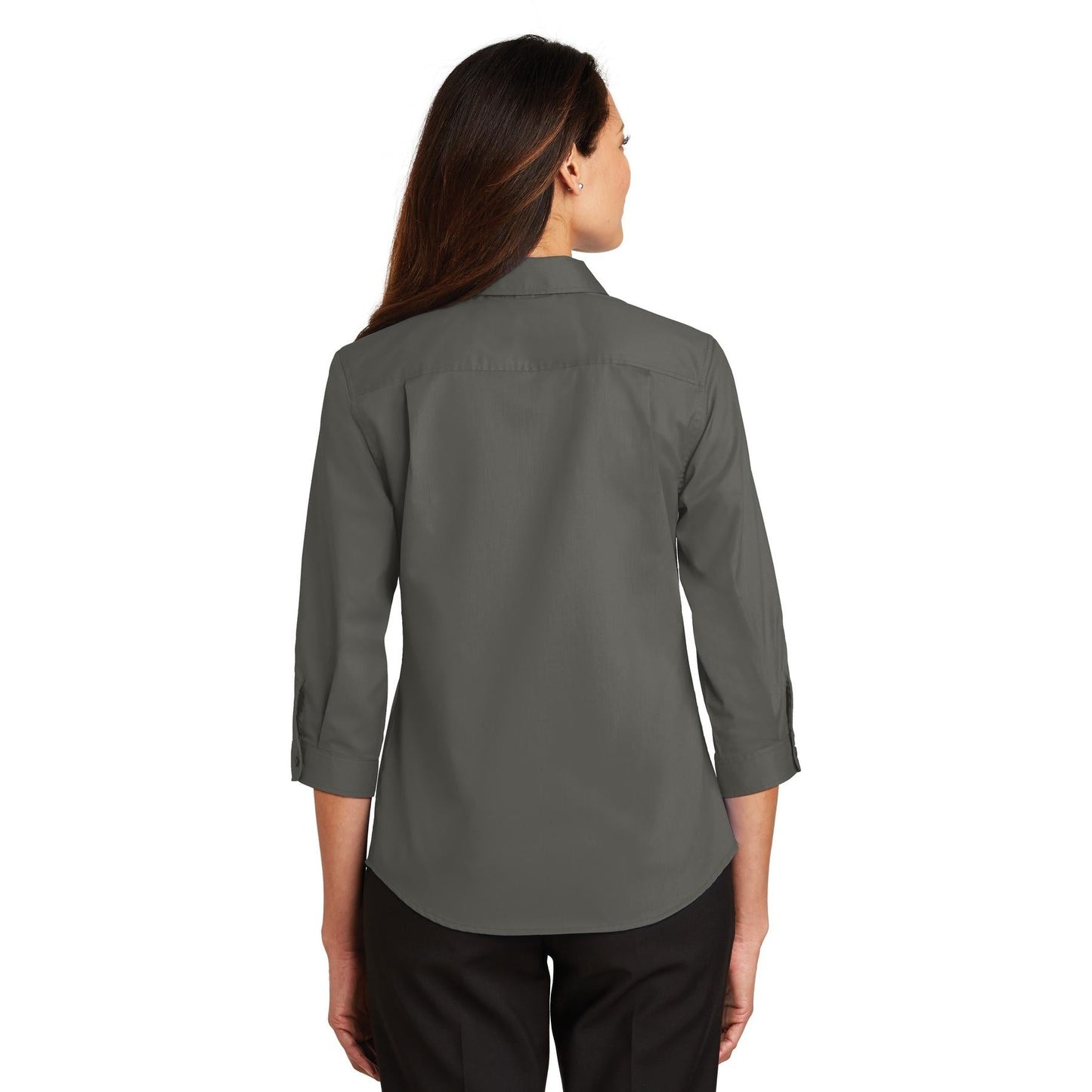 Black Button Up Shirts - Port Authority - Comfortable Twill