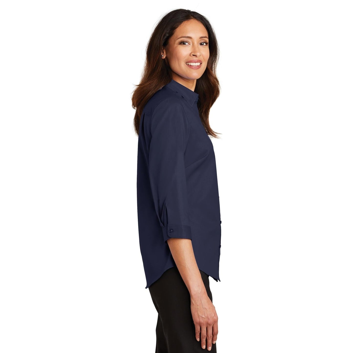 Black Button Up Shirts - Port Authority - Comfortable Twill