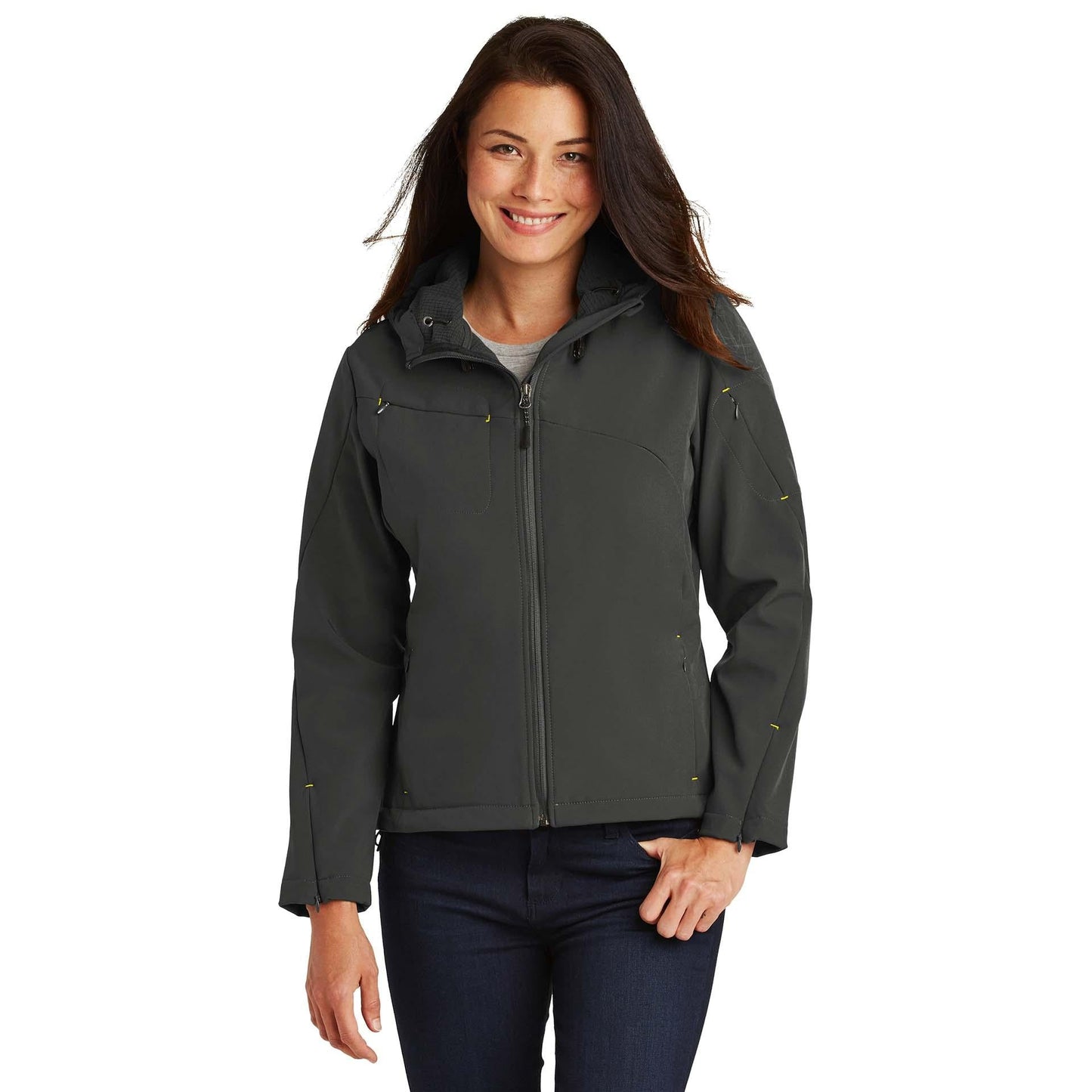 Black/Engine Red Jackets - Port Authority - Stylish Soft Shell