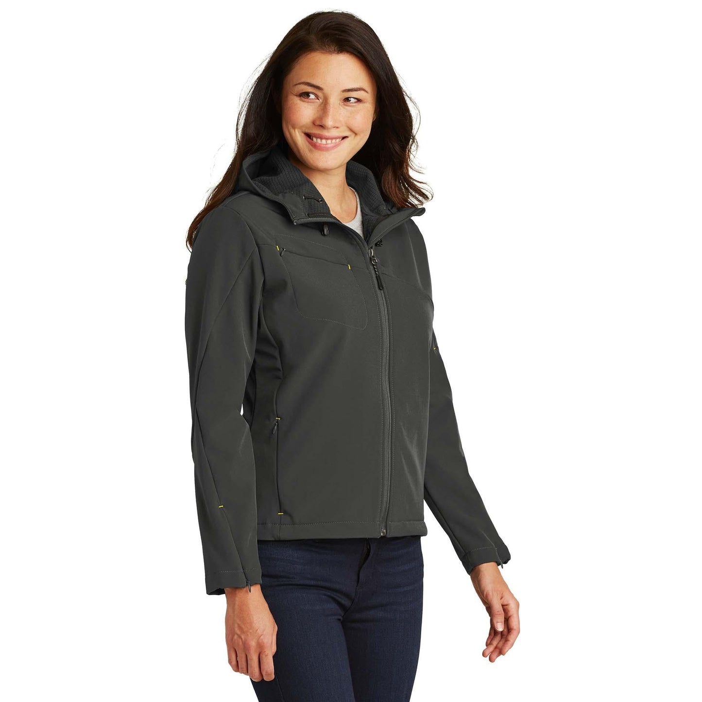 Black/Engine Red Jackets - Port Authority - Stylish Soft Shell