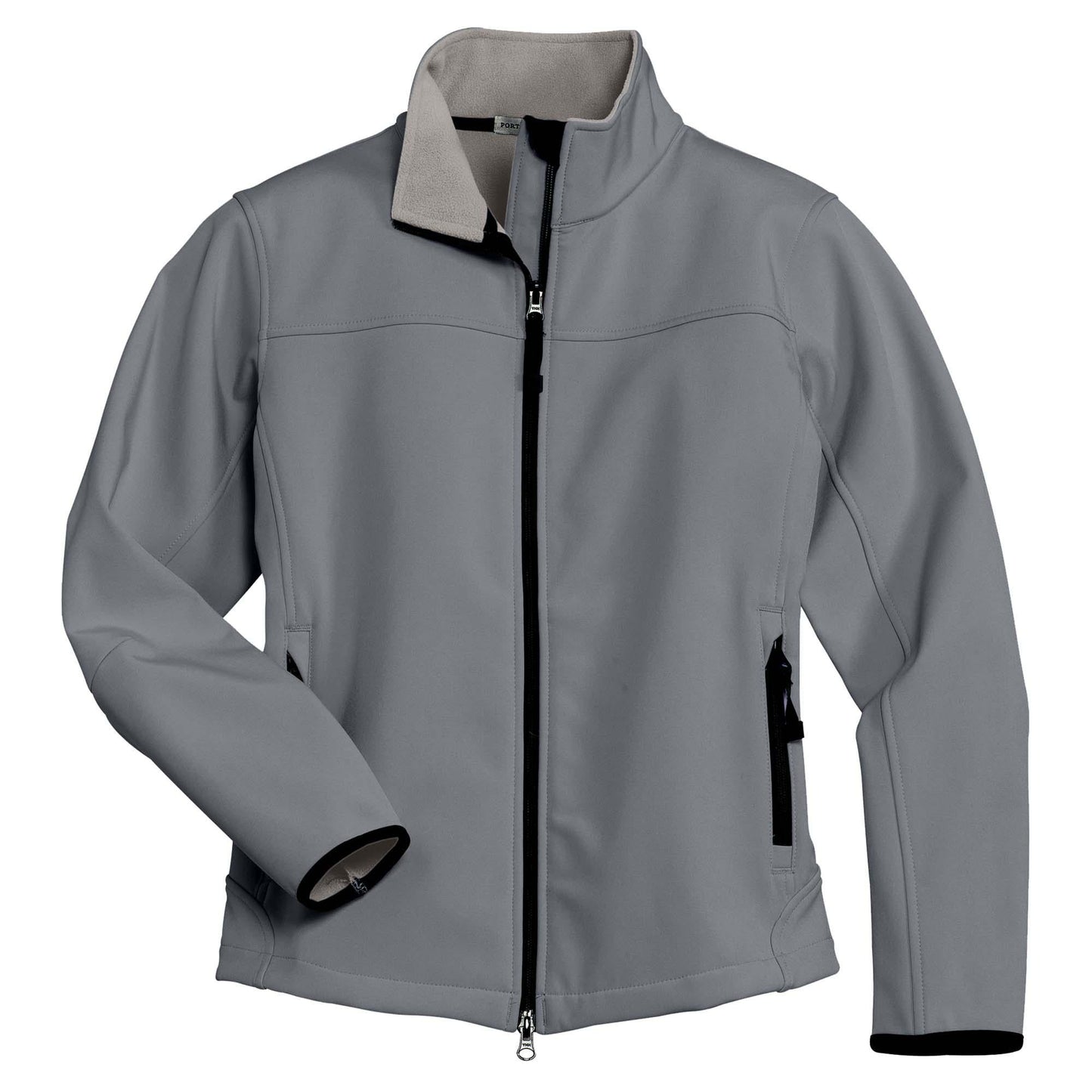 Black/Chrome Jacket - Port Authority - Cozy Microfleece