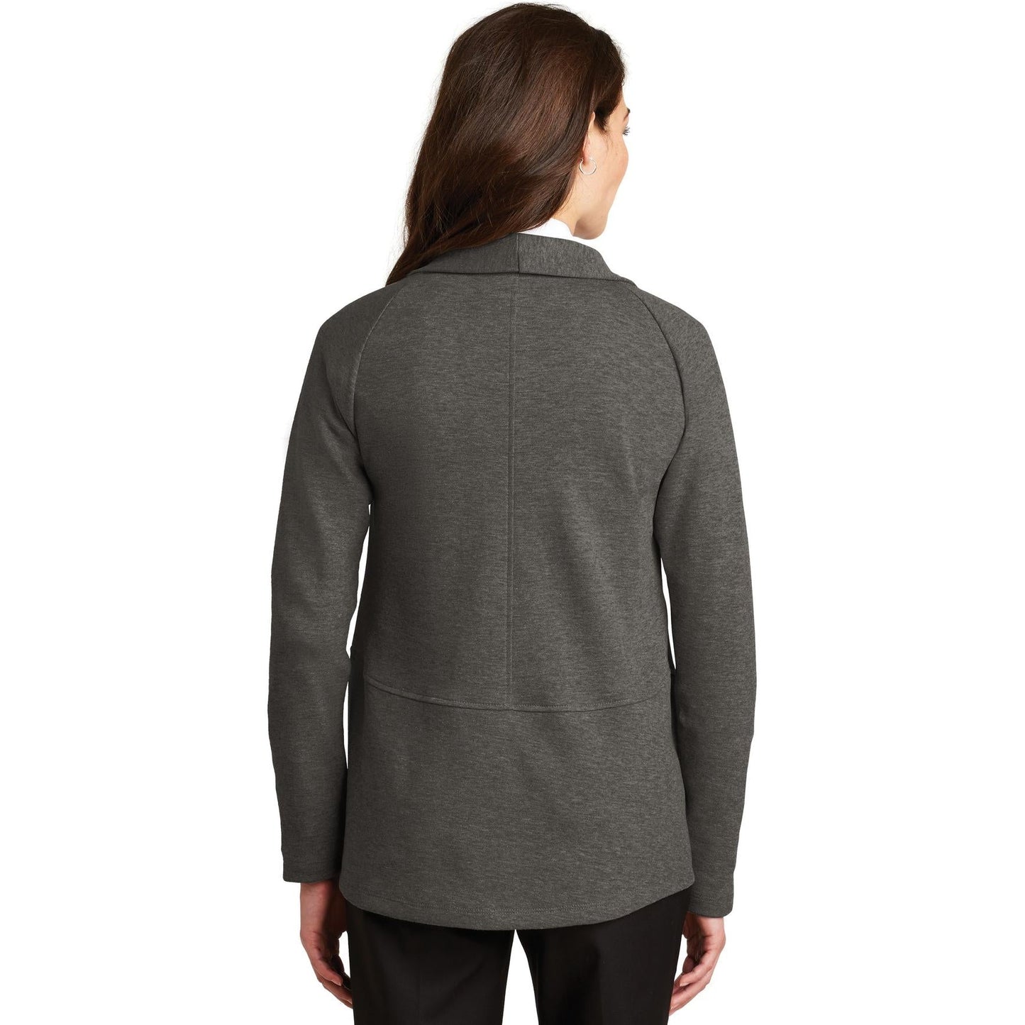 Charcoal Heather Cardigans - Port Authority - Soft Fabric