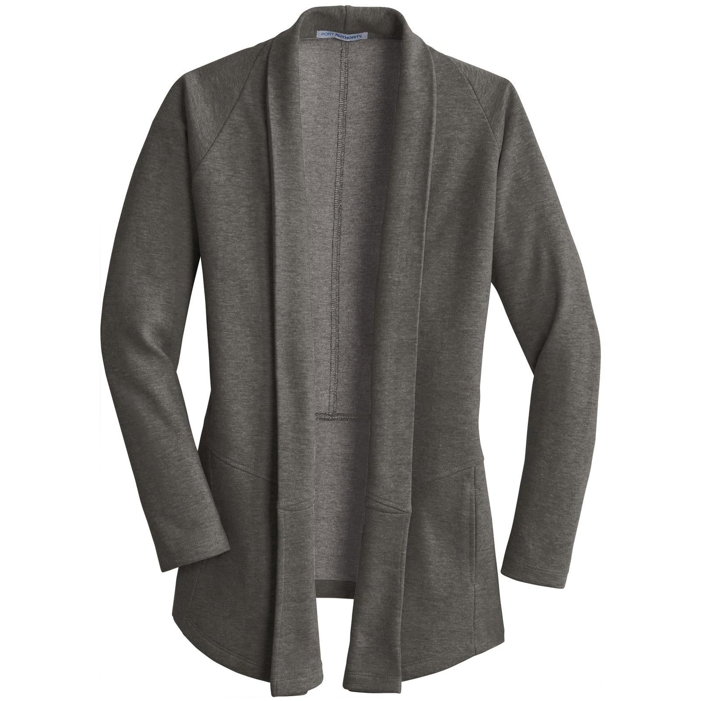 Charcoal Heather Cardigans - Port Authority - Soft Fabric