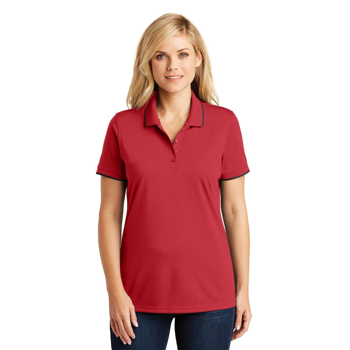 Deep Black Polo Shirt - Port Authority - Breathable