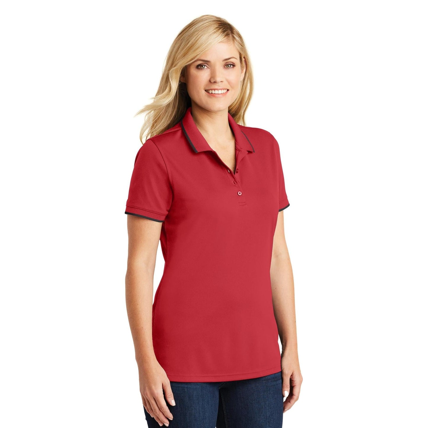 Deep Black Polo Shirt - Port Authority - Breathable