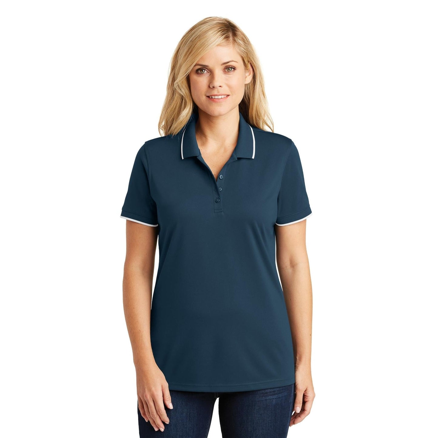 Deep Black Polo Shirt - Port Authority - Breathable
