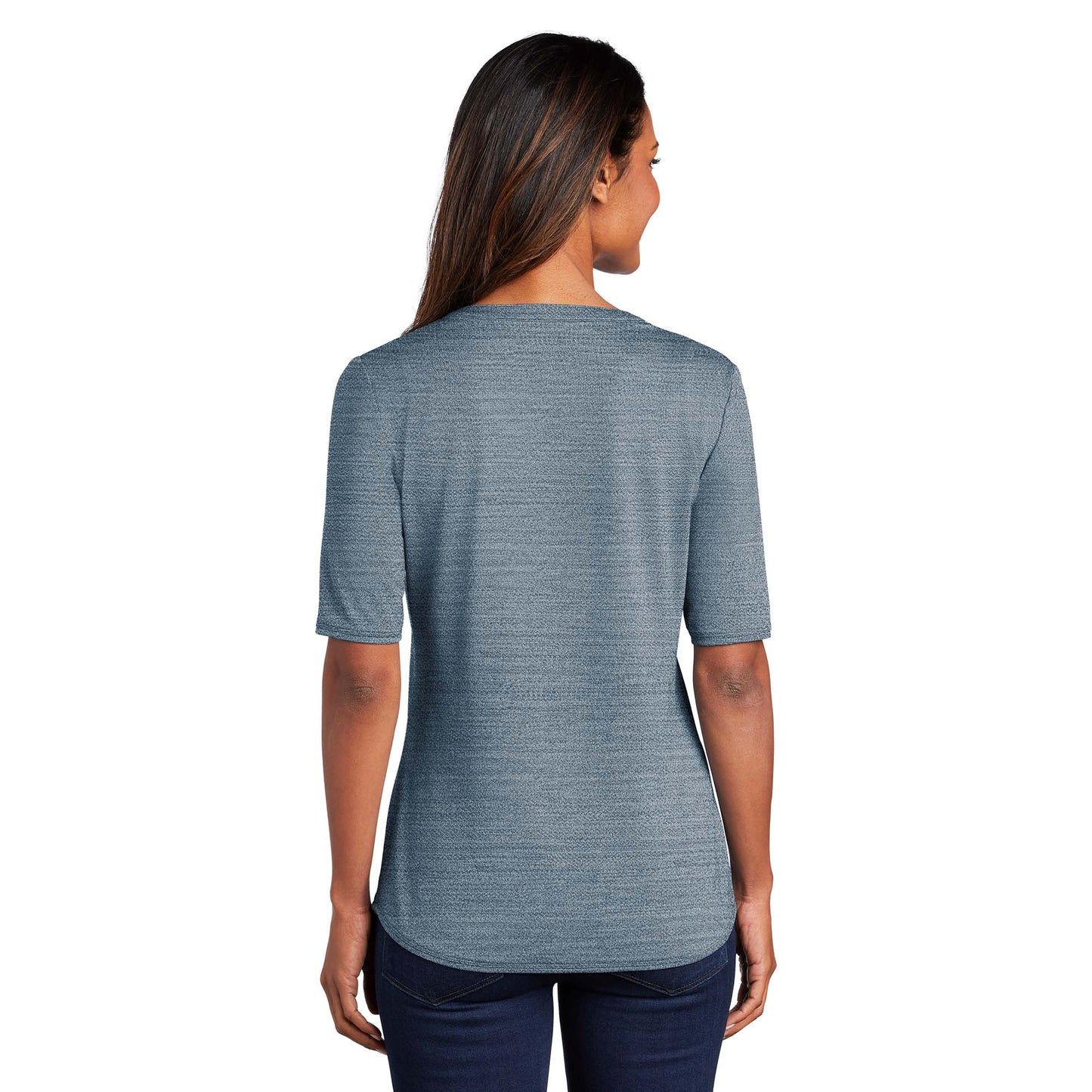 Black/Thunder Grey Button Up Shirt - Port Authority - Soft