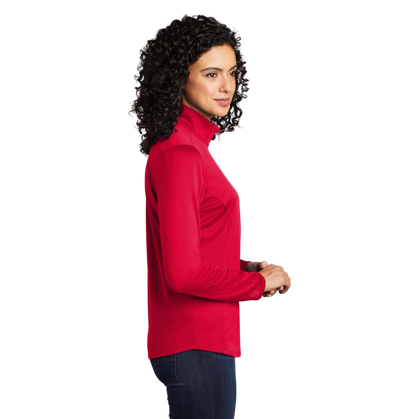 Black/Steel Grey Sweatshirts - Port Authority - Moisture Wicking