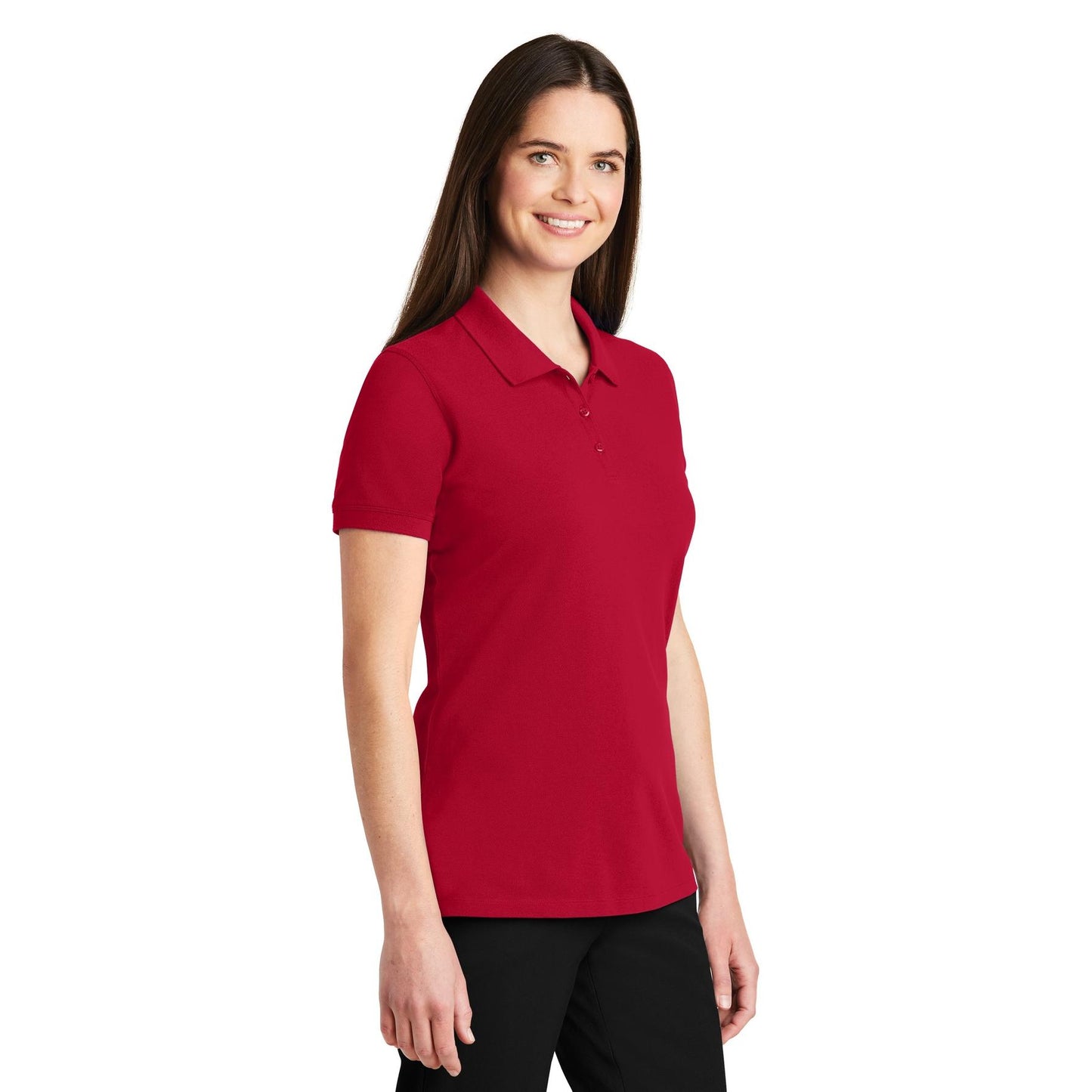 Apple Red Polo Shirt - Port Authority - Soft Cotton