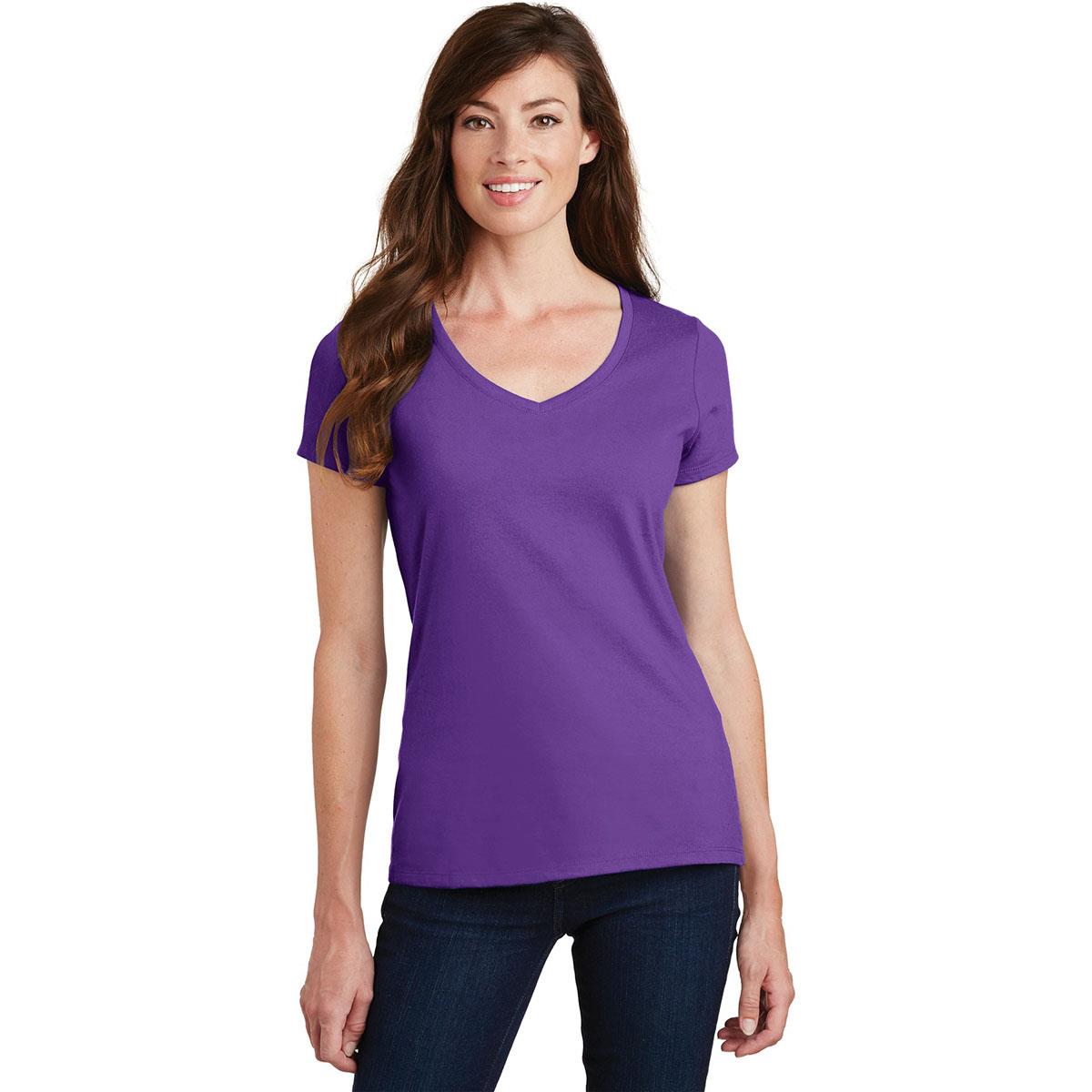 White T-Shirts - Port & Company - Comfortable Cotton Tee - Soft Fabric