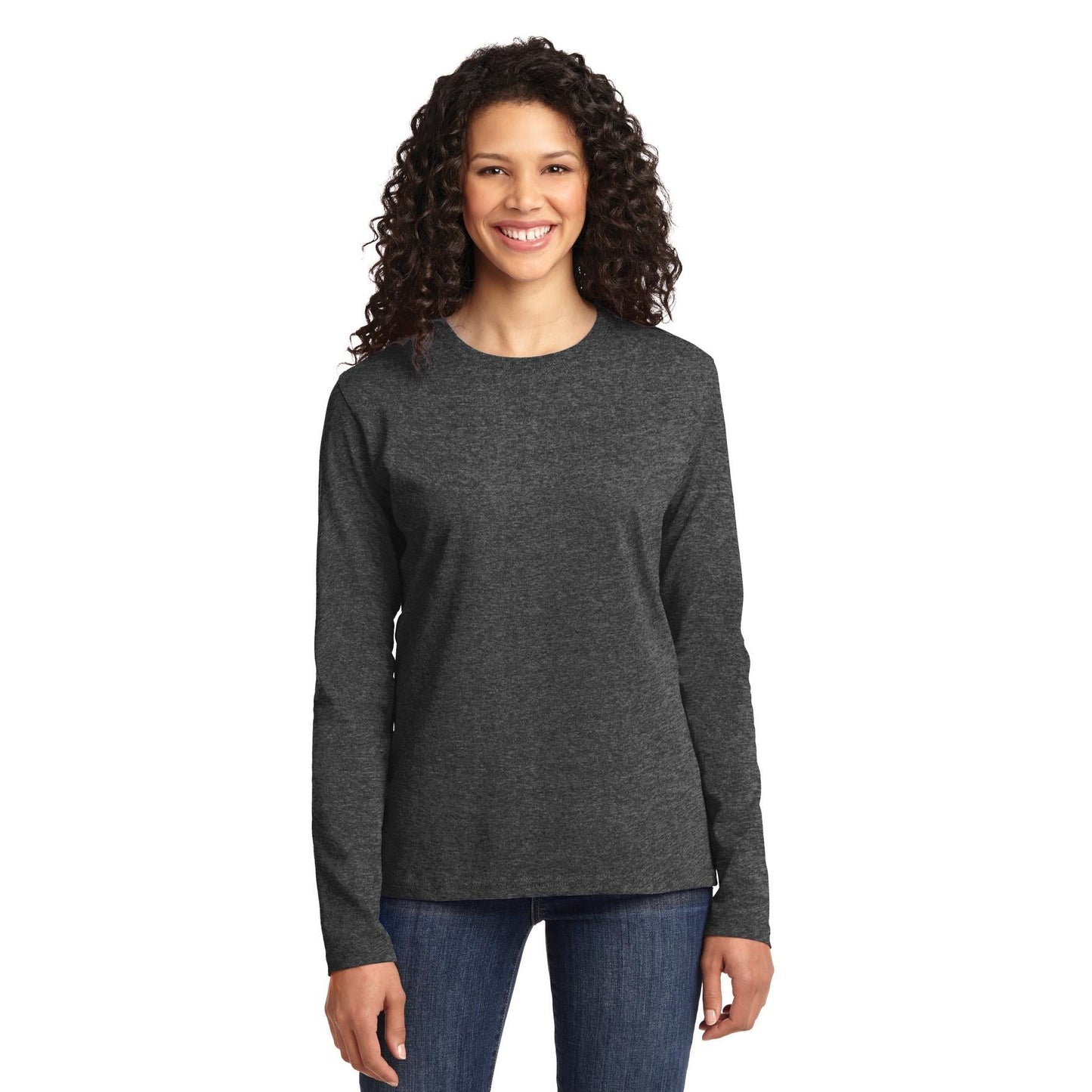 Dark Heather Grey T-Shirts - Port & Company - Comfortable Cotton