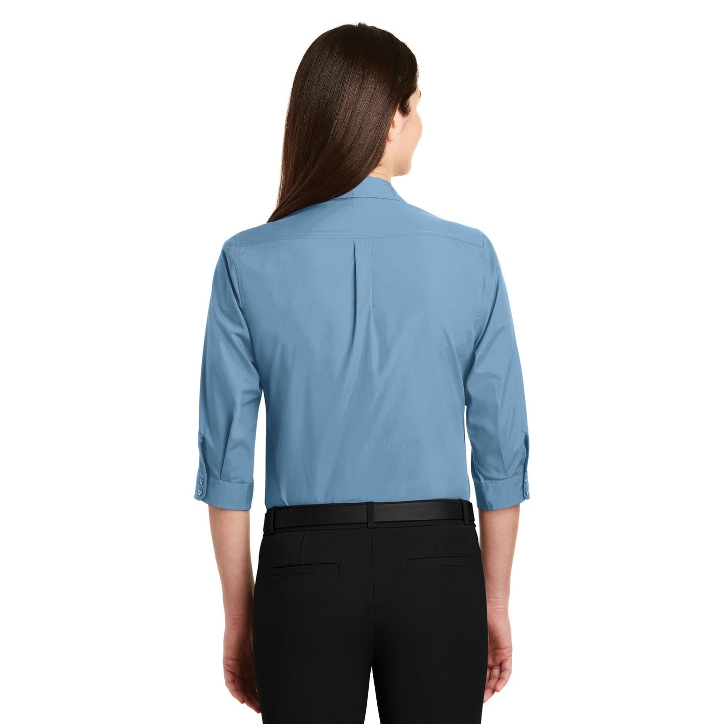 Deep Black Button Up Shirts - Port Authority - Stylish