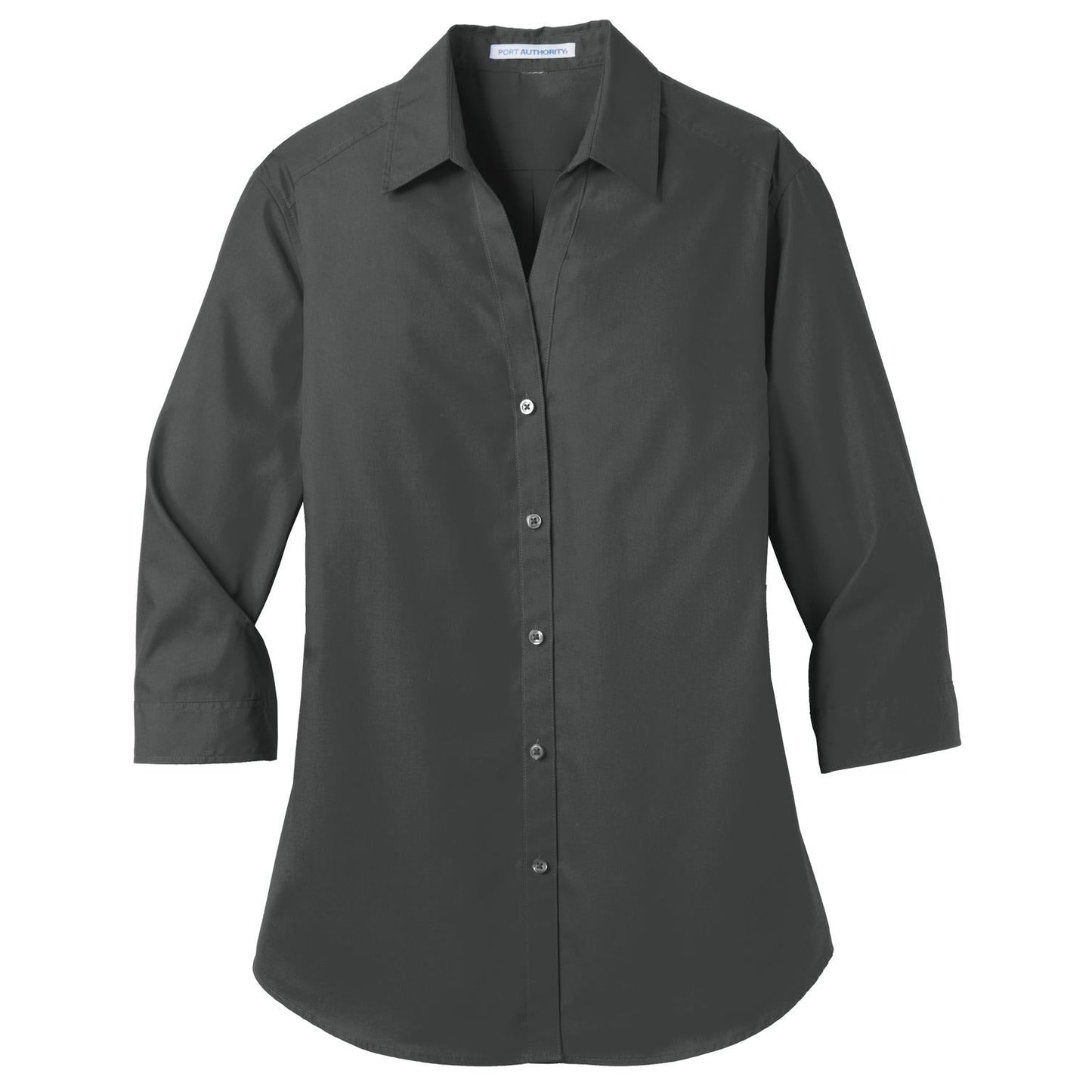 Deep Black Button Up Shirts - Port Authority - Stylish