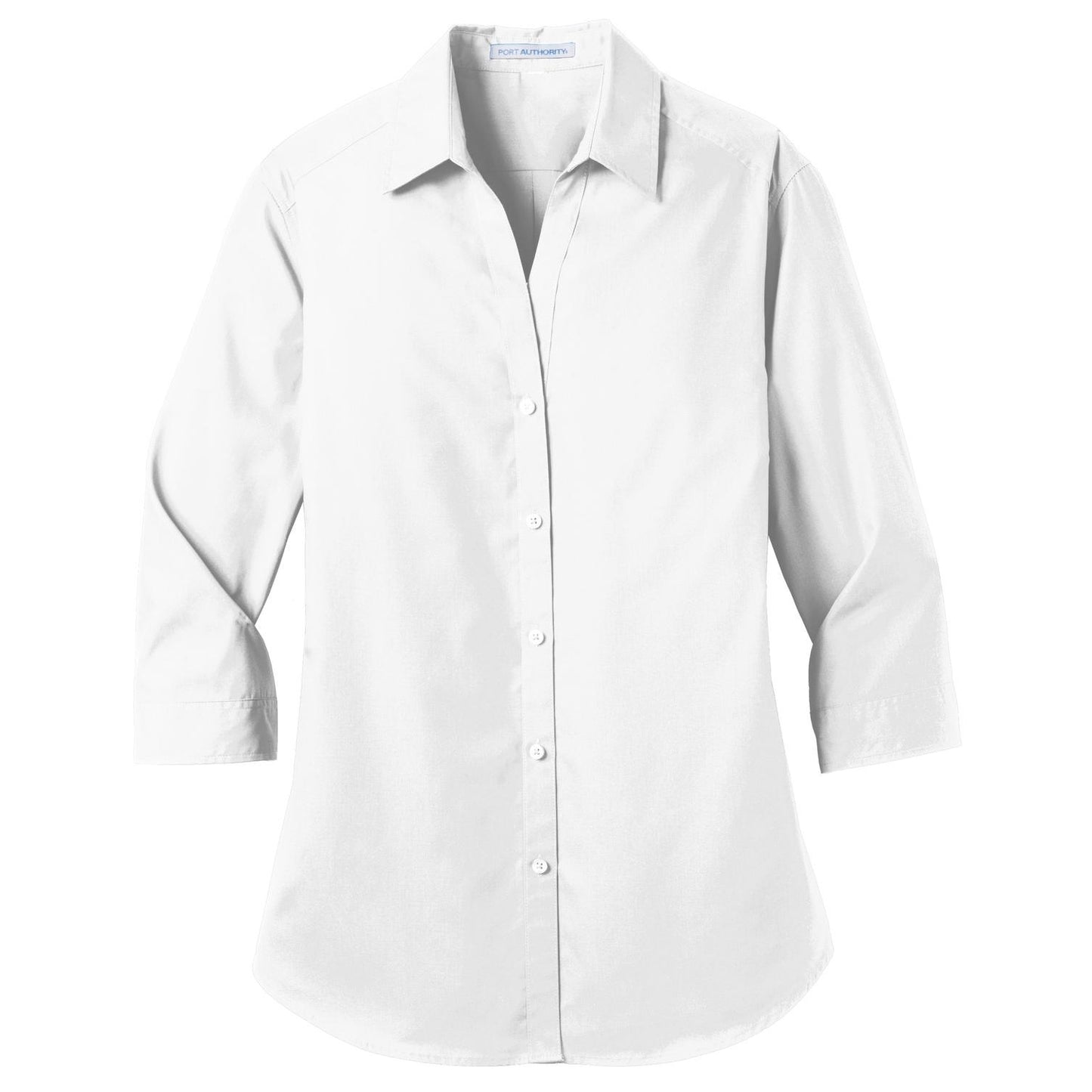 Deep Black Button Up Shirts - Port Authority - Stylish