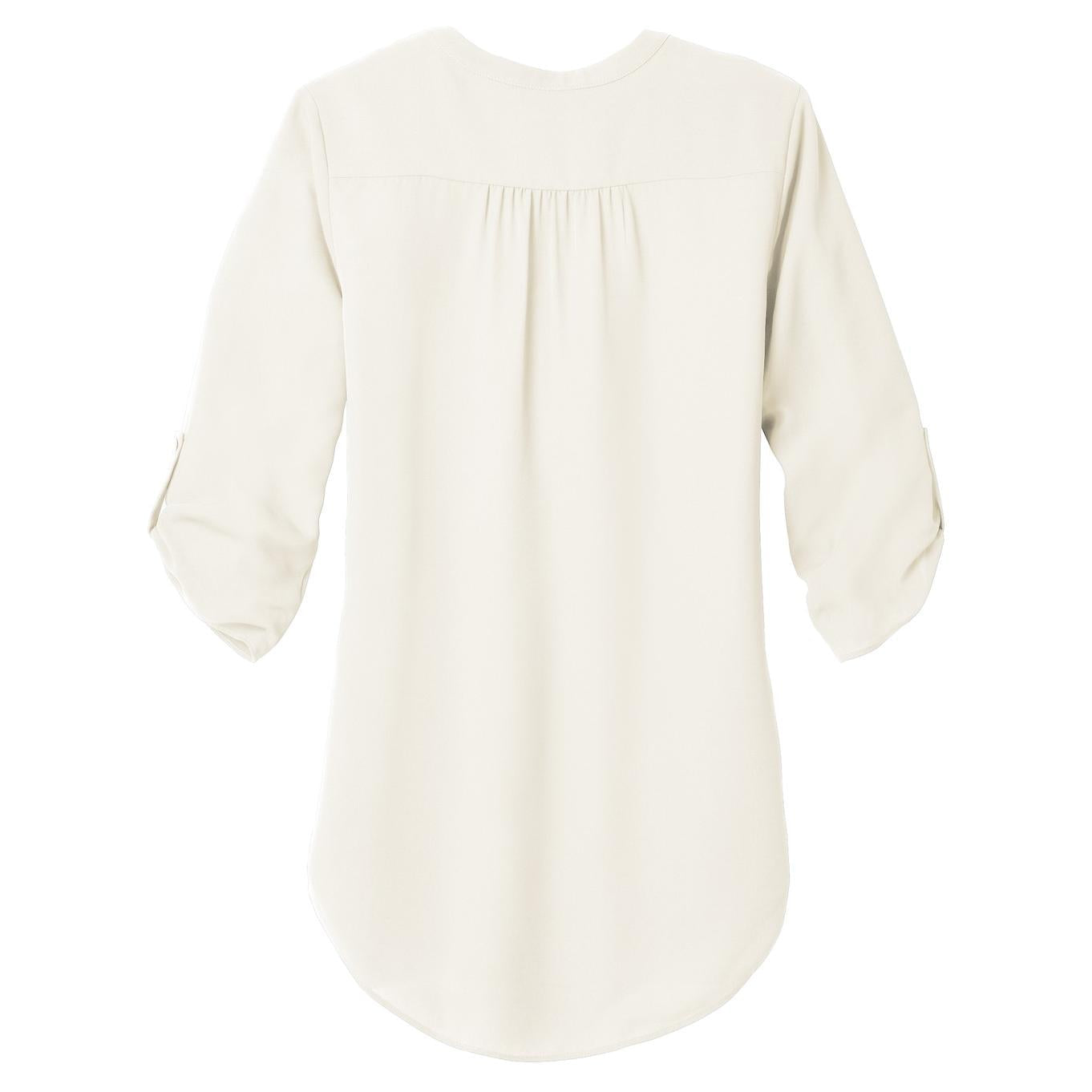 Black Blouses - Stylish Tunic - Port Authority - V-Neck
