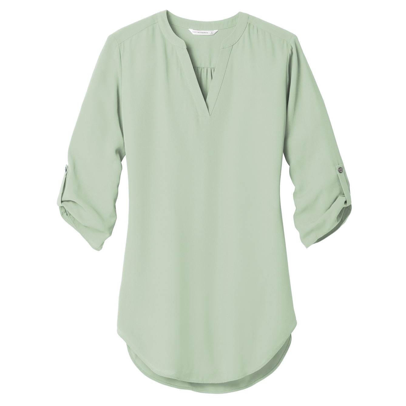 Black Blouses - Stylish Tunic - Port Authority - V-Neck