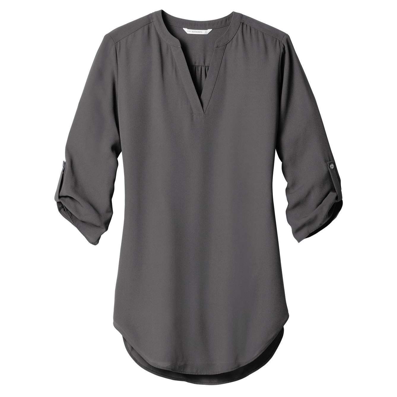 Black Blouses - Stylish Tunic - Port Authority - V-Neck
