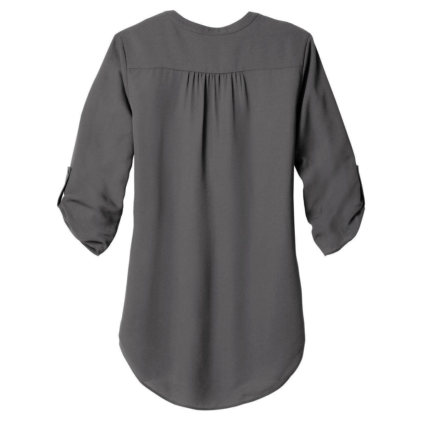 Black Blouses - Stylish Tunic - Port Authority - V-Neck
