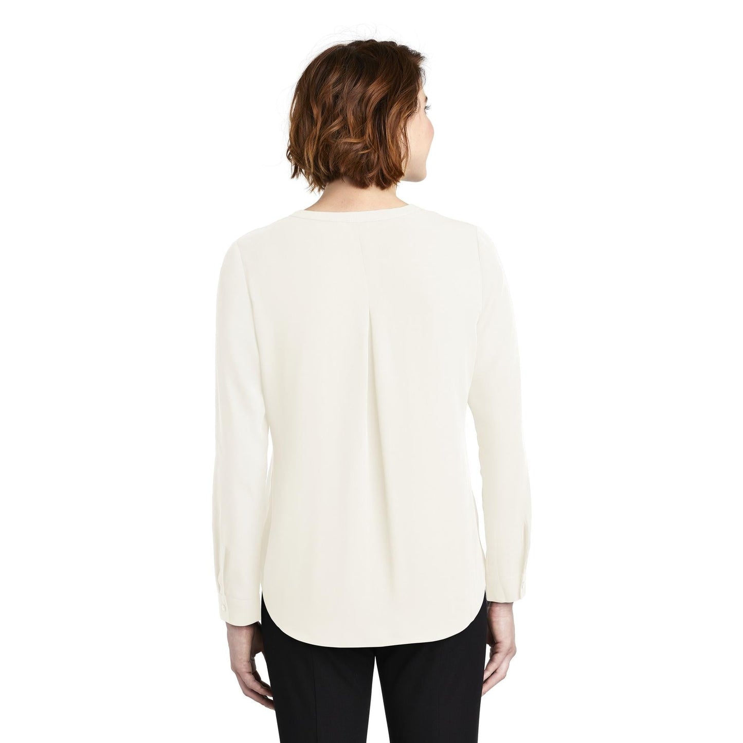 Ivory Chiffon Blouses - Port Authority - Elegant Style