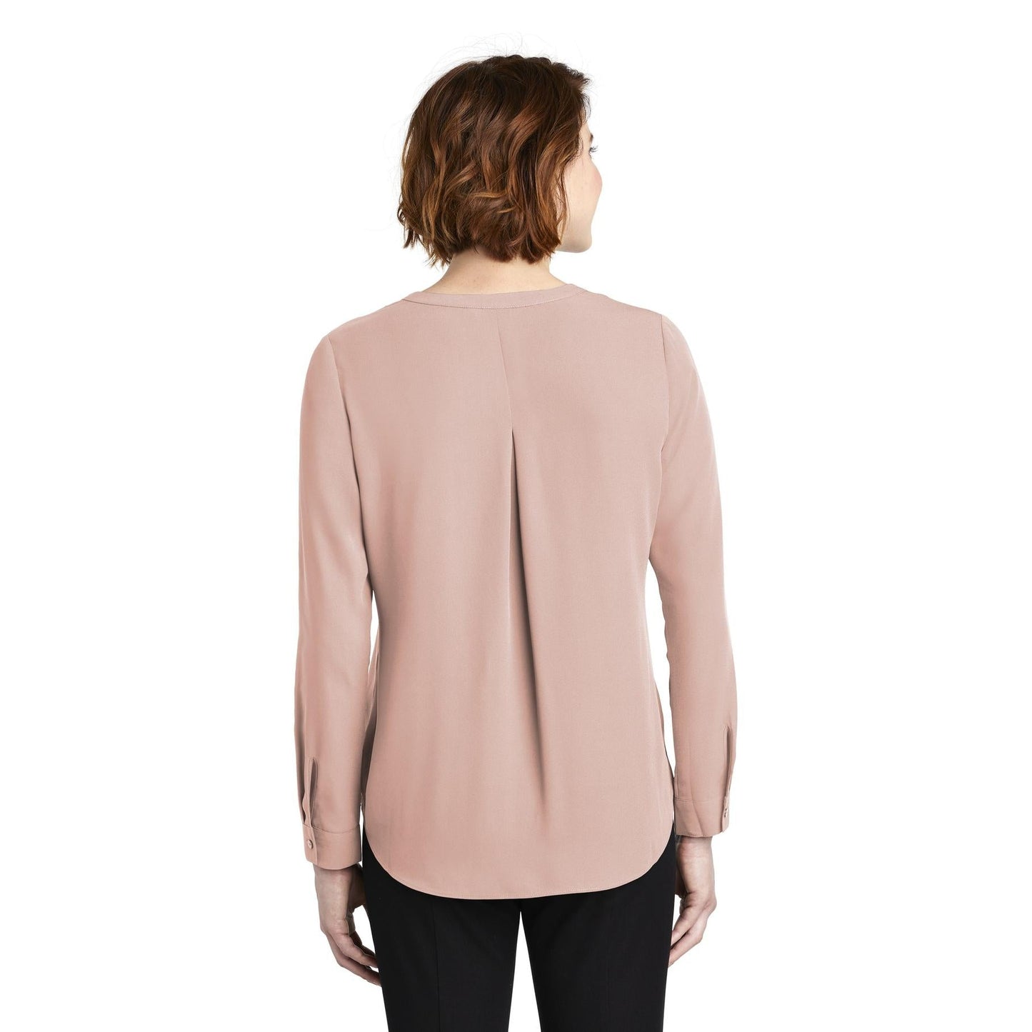 Ivory Chiffon Blouses - Port Authority - Elegant Style