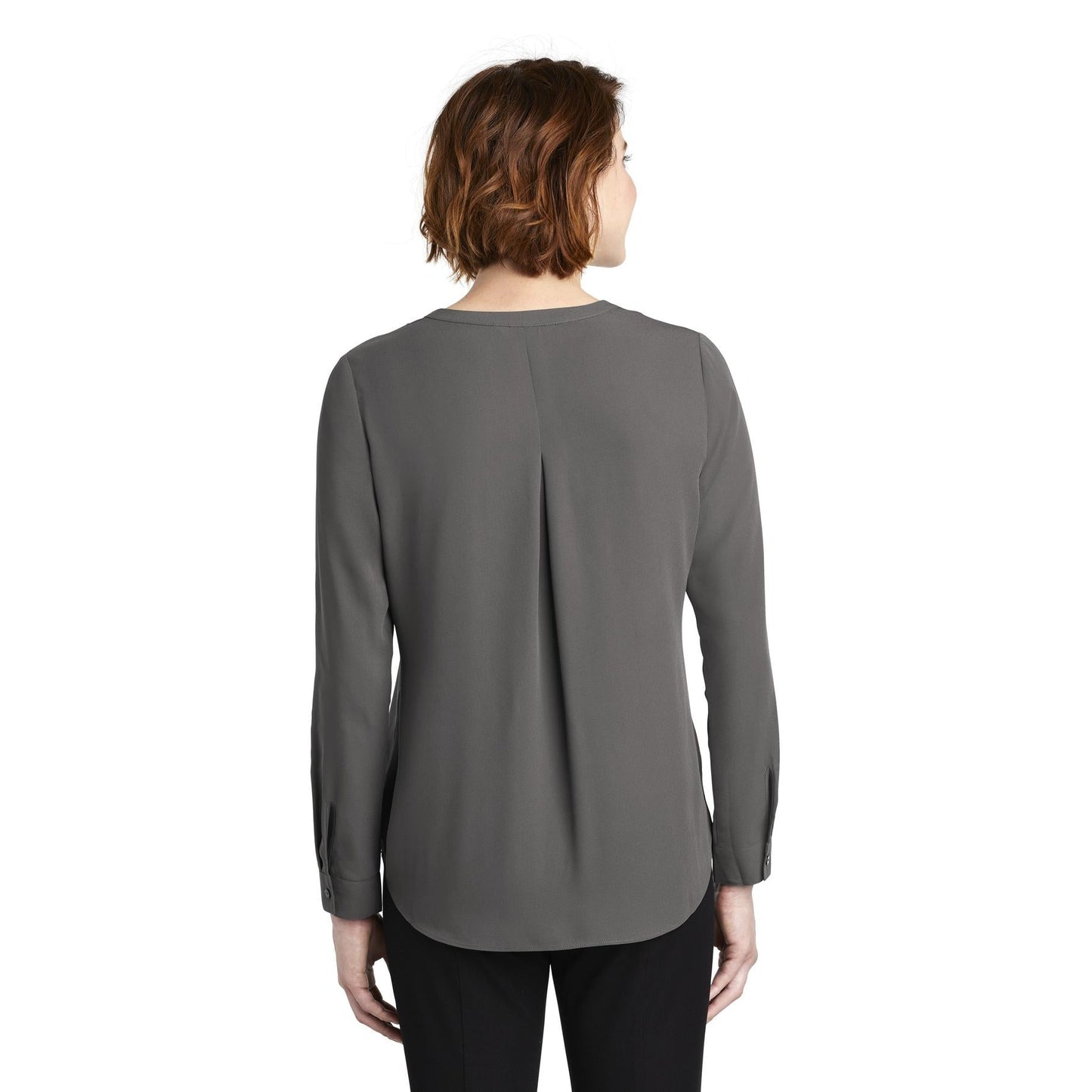 Ivory Chiffon Blouses - Port Authority - Elegant Style