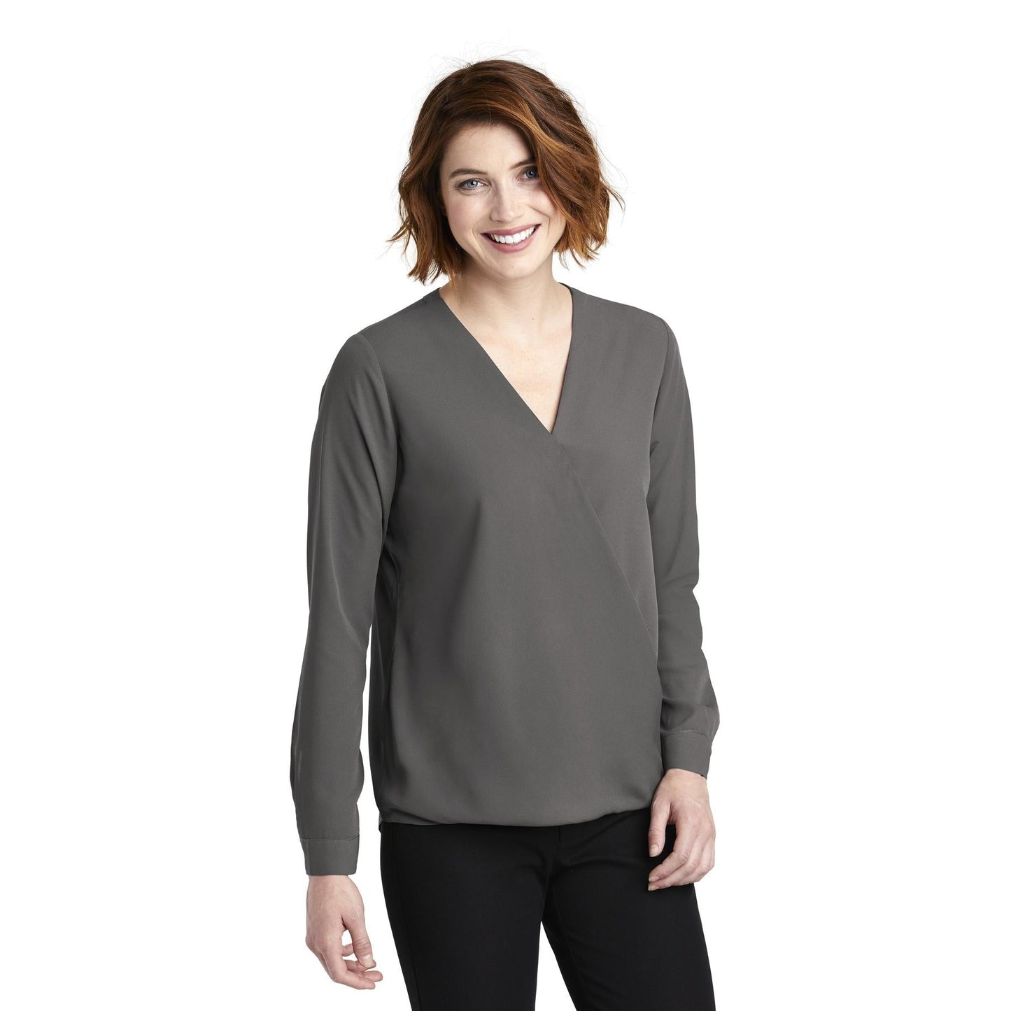 Ivory Chiffon Blouses - Port Authority - Elegant Style