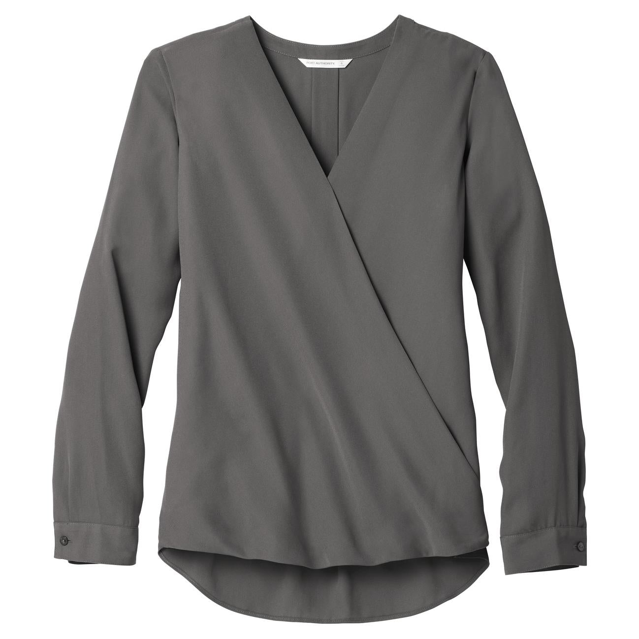 Ivory Chiffon Blouses - Port Authority - Elegant Style