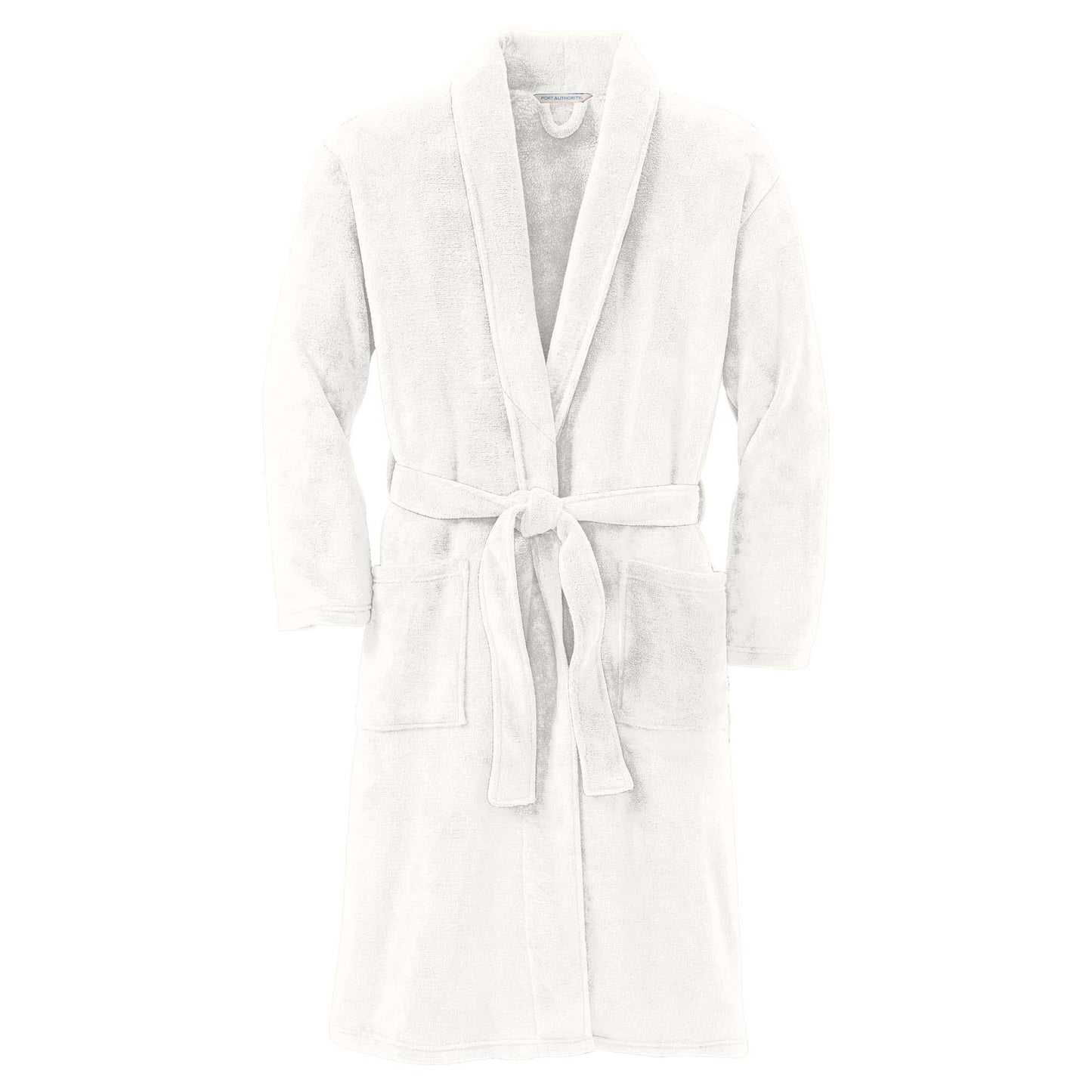 Deep Smoke Bathrobe - Port Authority - Plush Microfleece