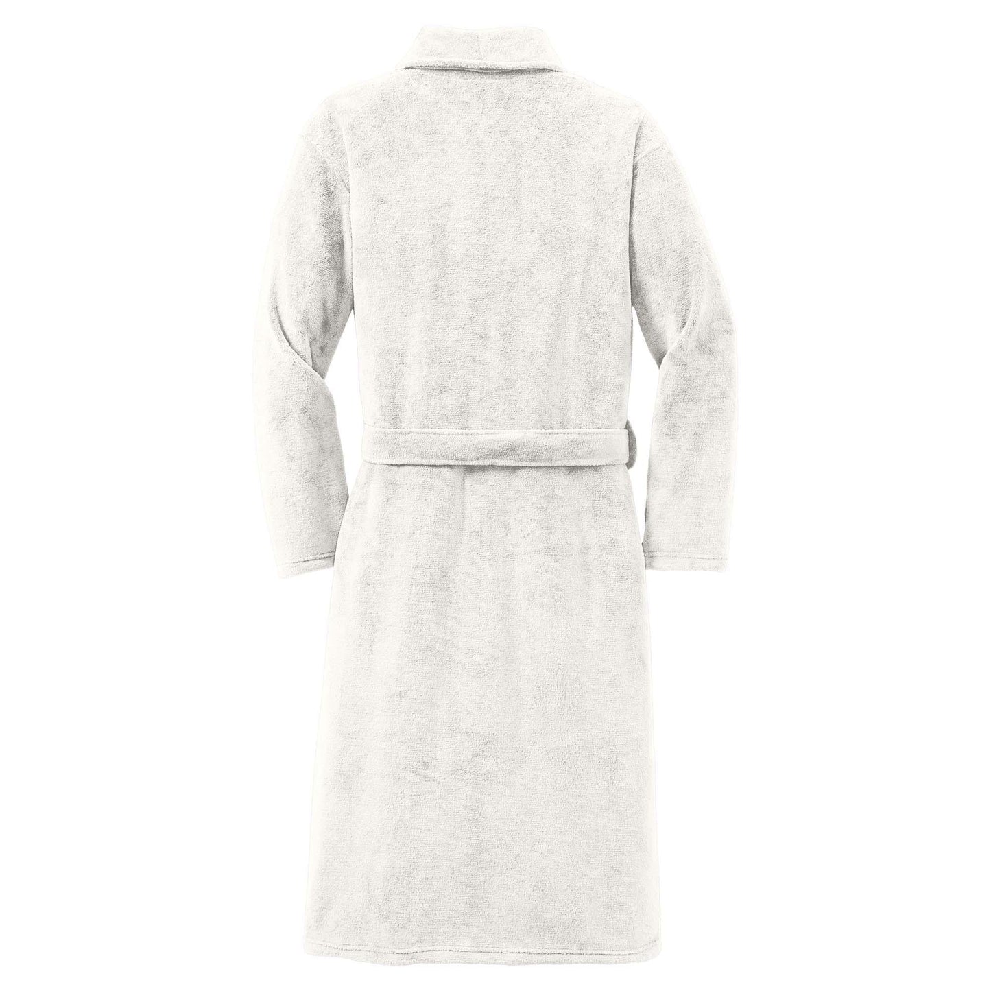 Deep Smoke Bathrobe - Port Authority - Plush Microfleece