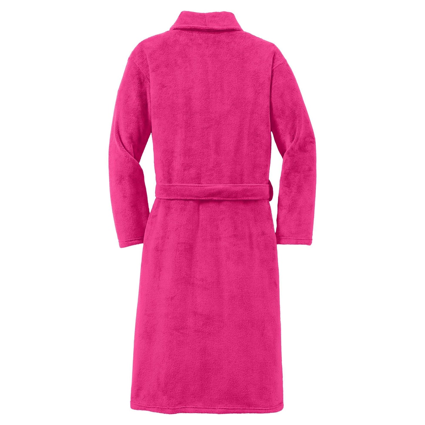 Deep Smoke Bathrobe - Port Authority - Plush Microfleece