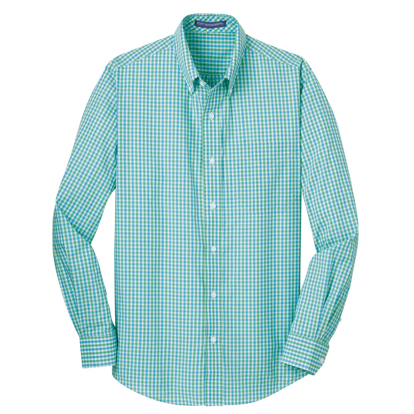 Black/Charcoal Button Up Shirts - Port Authority - Stylish