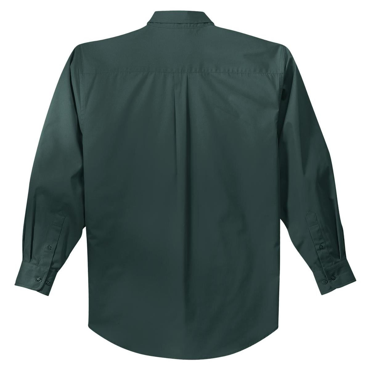 Black/Light Stone Button Up Shirt - Port Authority - Easy Care