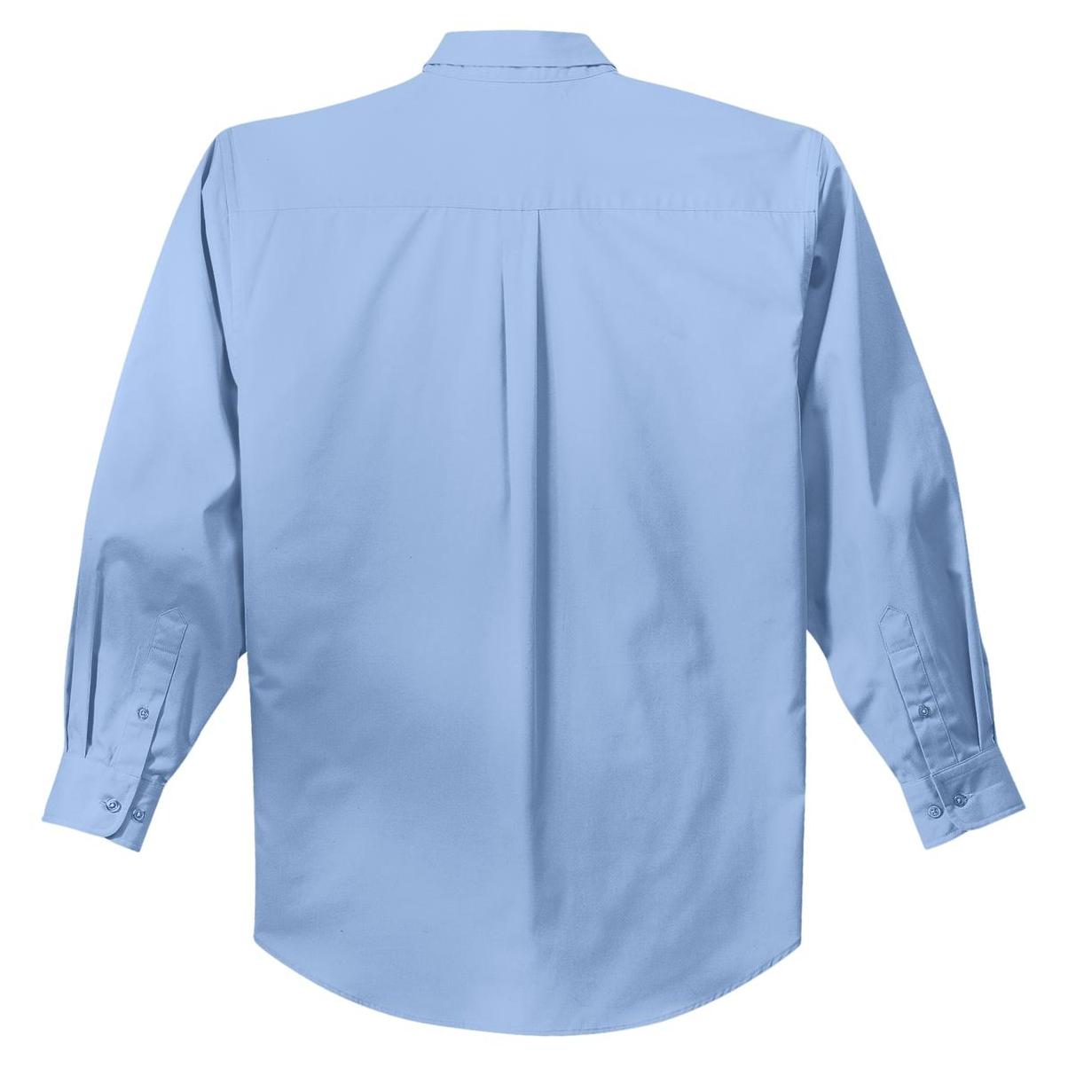 Black/Light Stone Button Up Shirt - Port Authority - Easy Care