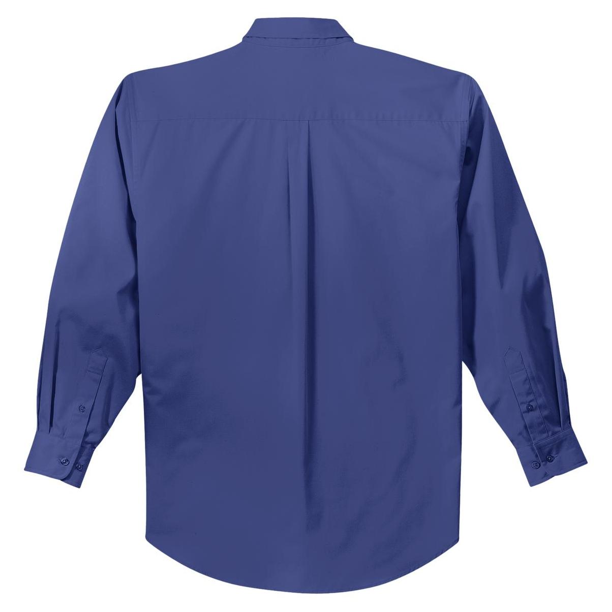 Black/Light Stone Button Up Shirt - Port Authority - Easy Care