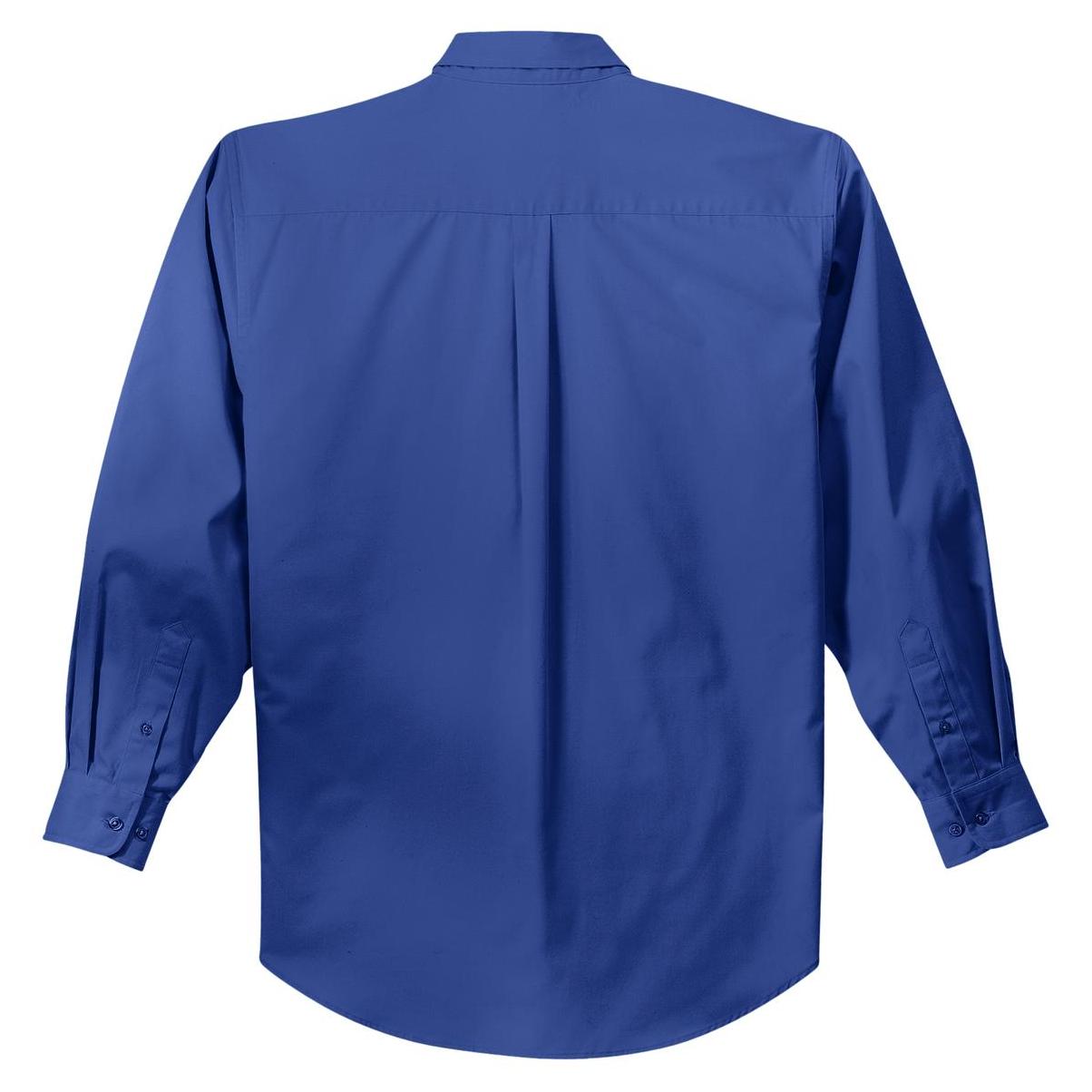 Black/Light Stone Button Up Shirt - Port Authority - Easy Care