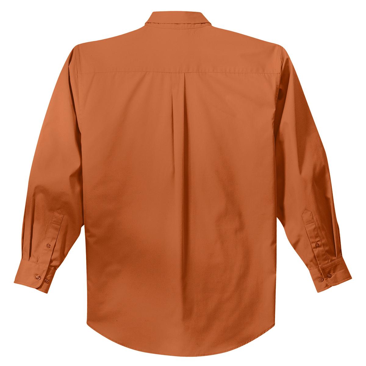 Black/Light Stone Button Up Shirt - Port Authority - Easy Care