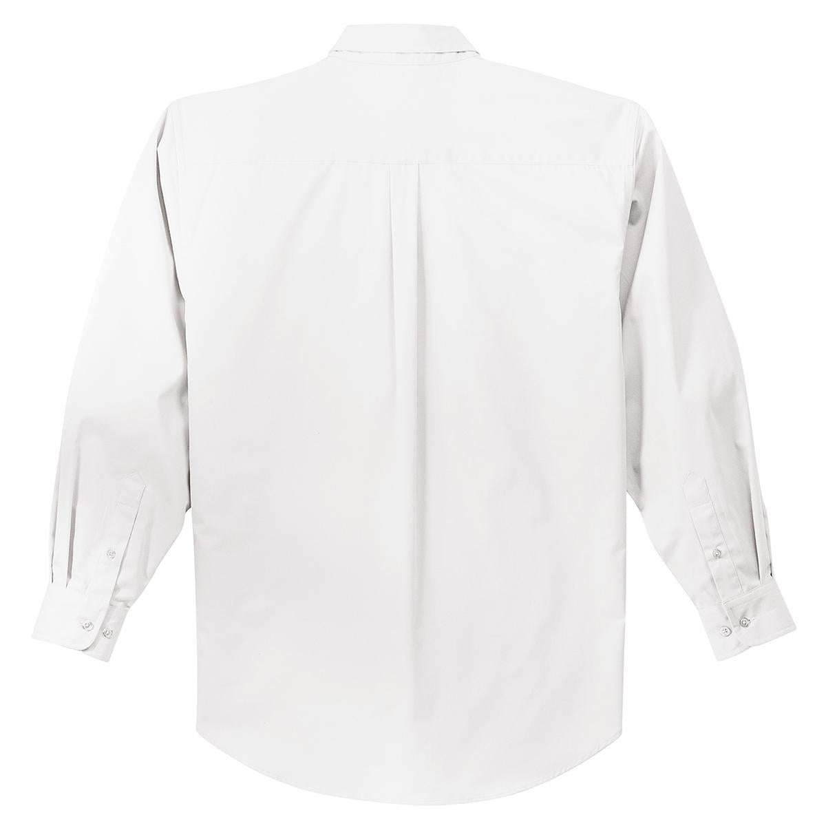 Black/Light Stone Button Up Shirt - Port Authority - Easy Care