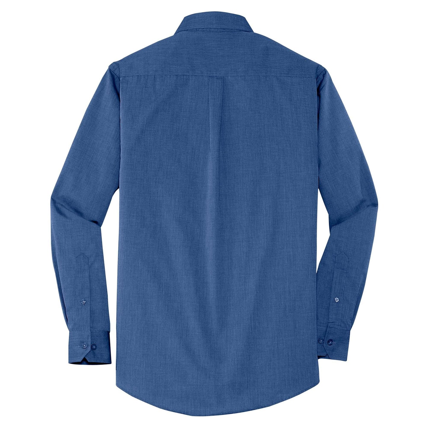 Chambray Blue Button Up Shirt - Port Authority - Easy Care