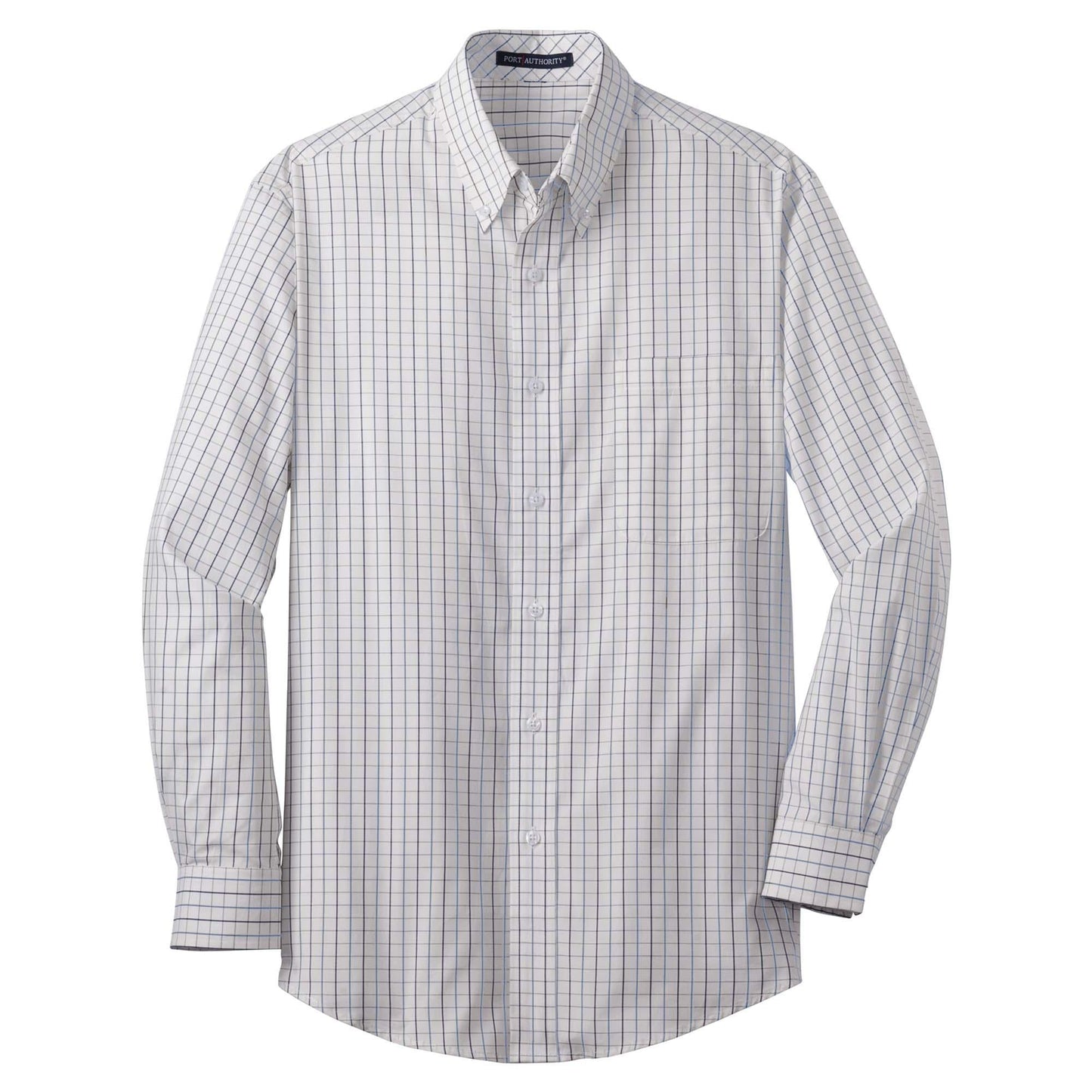 Blue/Navy Button Up Shirts - Port Authority - Easy Care